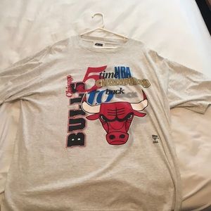 Chicago Bulls 5-Time NBA Champions Short Sleeve